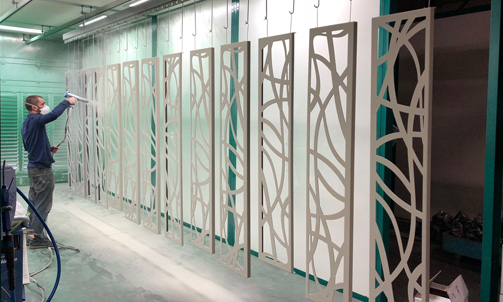 Application d'un traitement anti-corrision à Chuelles (45)